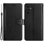 Til Samsung Galaxy M54 5G / F54 5G Telefoncover Præget Sommerfugle PU Læderpungcover Stand med Rem