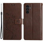 Til Samsung Galaxy M54 5G / F54 5G Telefoncover Præget Sommerfugle PU Læderpungcover Stand med Rem