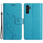 Til Samsung Galaxy M54 5G / F54 5G Telefoncover Præget Sommerfugle PU Læderpungcover Stand med Rem