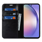 Stand Wallet for Samsung Galaxy A54 5G Crazy Horse Texture Genuine Cow Leather Cover Phone Case