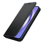 Stand Wallet for Samsung Galaxy A54 5G Crazy Horse Texture Genuine Cow Leather Cover Phone Case
