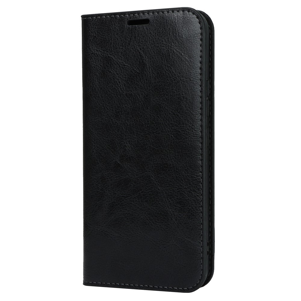 Stand Wallet for Samsung Galaxy A54 5G Crazy Horse Texture Genuine Cow Leather Cover Phone Case