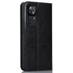 Xiaomi 12T 5G / 12T Pro 5G / Redmi K50 Ultra-mobilcover med Crazy Horse-tekstur, ægte koskindslæder, stander og pung