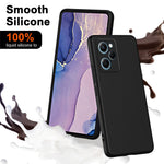 For Xiaomi Redmi Note 12 Pro Speed 5G / Poco X5 Pro 5G 2.2mm Rubberized TPU Case Fiber Lining Phone Cover