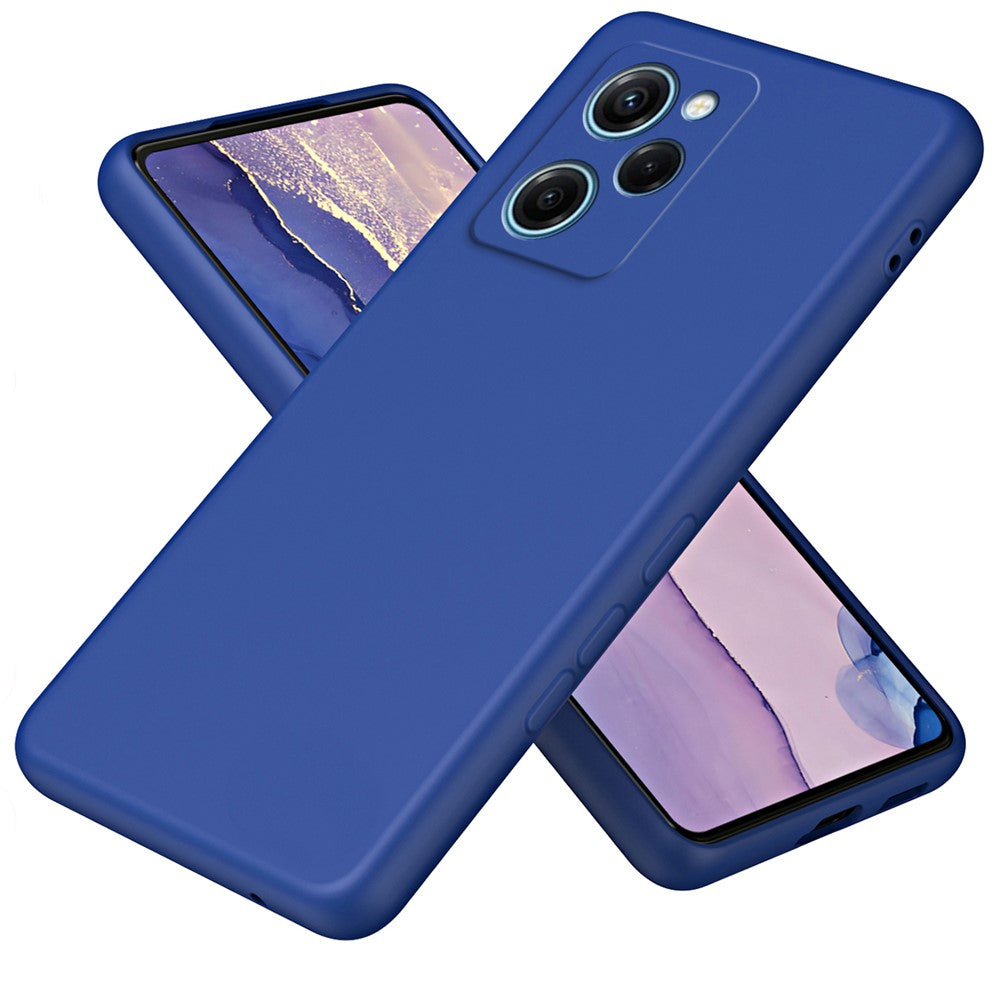 For Xiaomi Redmi Note 12 Pro Speed 5G / Poco X5 Pro 5G 2.2mm Rubberized TPU Case Fiber Lining Phone Cover