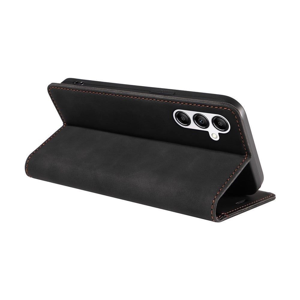 BETOPNICE 003 För Samsung Galaxy A14 4G / 5G mobilstativ Stötsäker Plånbok RFID-blockerande PU-läderfodral