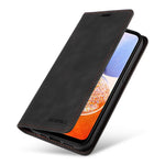 BETOPNICE 003 För Samsung Galaxy A14 4G / 5G mobilstativ Stötsäker Plånbok RFID-blockerande PU-läderfodral