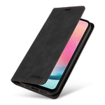 BETOPNICE 003 For Samsung Galaxy A24 4G (162.1 x 77.6 x 8.3mm) RFID Blocking PU Leather Stand Cover Shockproof Wallet Cell Phone Case