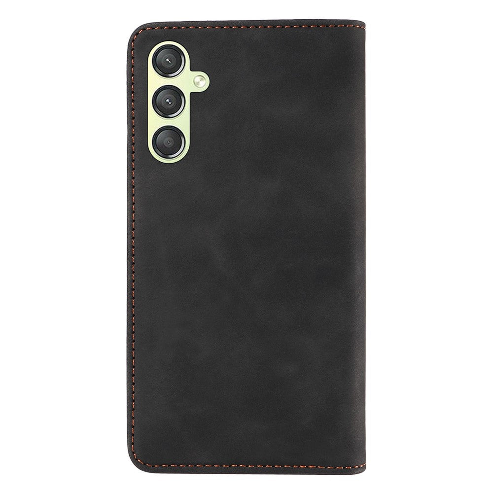 BETOPNICE 003 For Samsung Galaxy A24 4G (162.1 x 77.6 x 8.3mm) RFID Blocking PU Leather Stand Cover Shockproof Wallet Cell Phone Case