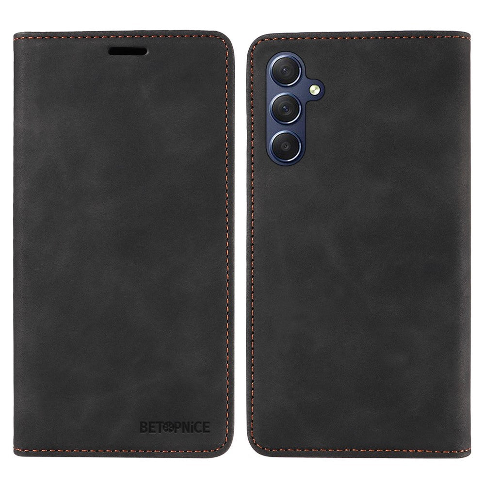 BETOPNICE 003 For Samsung Galaxy M54 5G / F54 5G Shockproof PU Leather Cell Phone Case Wallet RFID Blocking Phone Stand Cover