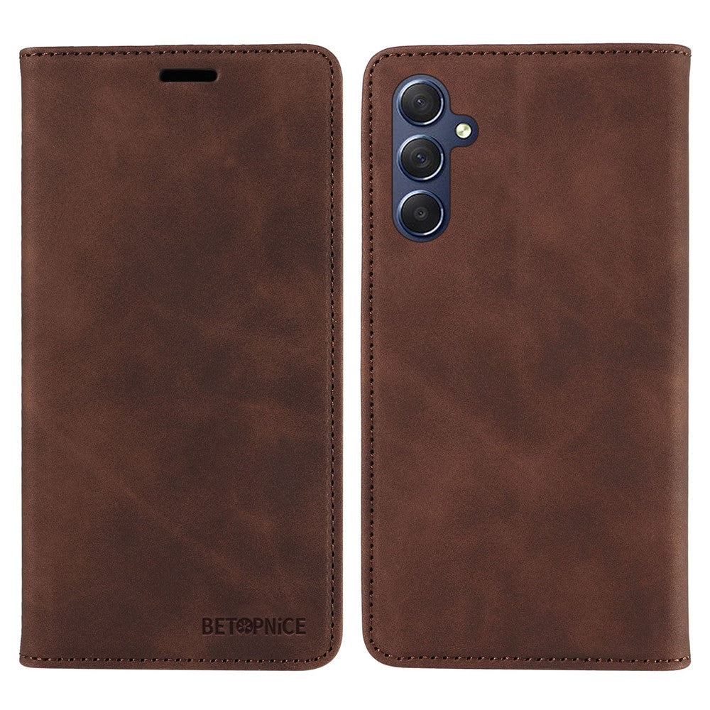 BETOPNICE 003 For Samsung Galaxy M54 5G / F54 5G Shockproof PU Leather Cell Phone Case Wallet RFID Blocking Phone Stand Cover