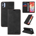 BETOPNICE 003 Til Samsung Galaxy A04e 4G / F04 4G / M04 4G Pung Etui RFID Blokerende PU Læder Stand Cover