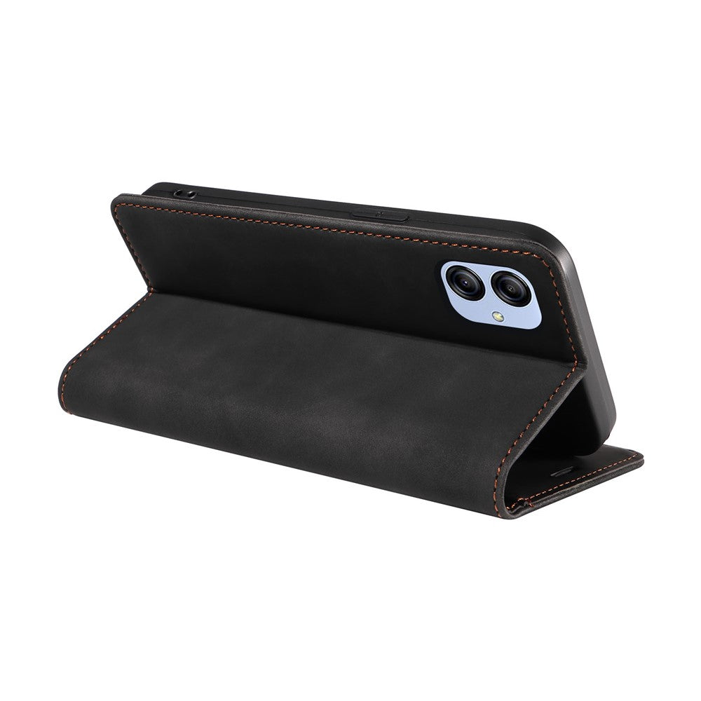 BETOPNICE 003 Til Samsung Galaxy A04e 4G / F04 4G / M04 4G Pung Etui RFID Blokerende PU Læder Stand Cover