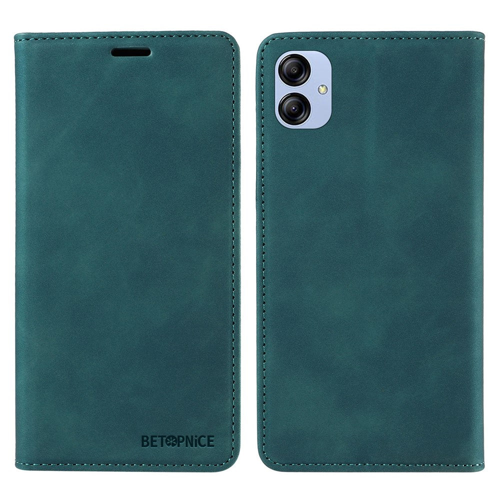 BETOPNICE 003 Til Samsung Galaxy A04e 4G / F04 4G / M04 4G Pung Etui RFID Blokerende PU Læder Stand Cover