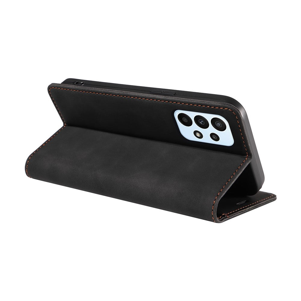 BETOPNICE 003 til Samsung Galaxy A33 5G Slim-Fit Telefoncover PU Læder Stand Cover RFID Blokerende Pung Telefonetui