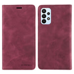 BETOPNICE 003 til Samsung Galaxy A73 5G Slim-Fit PU-læder stand cover RFID-blokerende pung-telefonetui