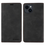 BETOPNICE 003 For iPhone 15 Phone Case RFID Blocking PU Leather Stand Cover Wallet