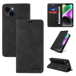 BETOPNICE 003 For iPhone 15 Phone Case RFID Blocking PU Leather Stand Cover Wallet