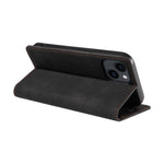 BETOPNICE 003 For iPhone 15 Phone Case RFID Blocking PU Leather Stand Cover Wallet