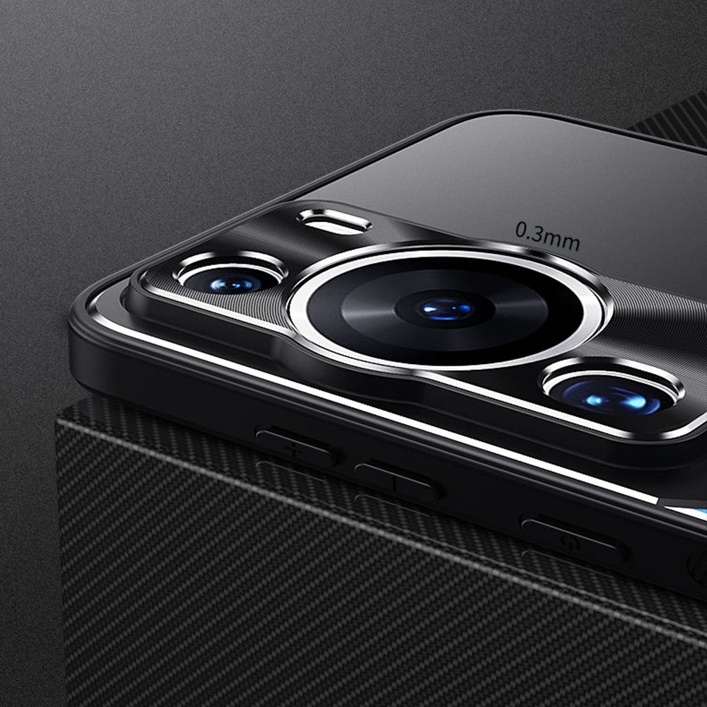 Huawei P60 Pro Stativ Mobilskal TPU + Aluminiumlegering Fallskyddande Mobilskal