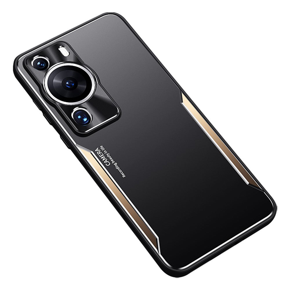 Huawei P60 Pro stötsäkert bakskal i aluminiumlegering + TPU-mobilskydd