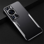 Stötsäkert mobilskal för Huawei P60 i aluminiumlegering + TPU-repskydd