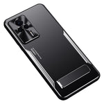 For Xiaomi Redmi K60E 5G Kickstand Phone Case TPU+Aluminium Alloy Anti-fall Cover
