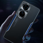 Shockproof Phone Case for Huawei P50 Pro 4G Aluminium Alloy+TPU Back Cover