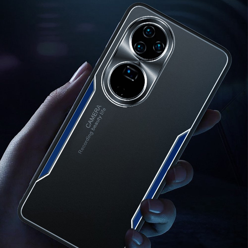 Shockproof Phone Case for Huawei P50 Pro 4G Aluminium Alloy+TPU Back Cover