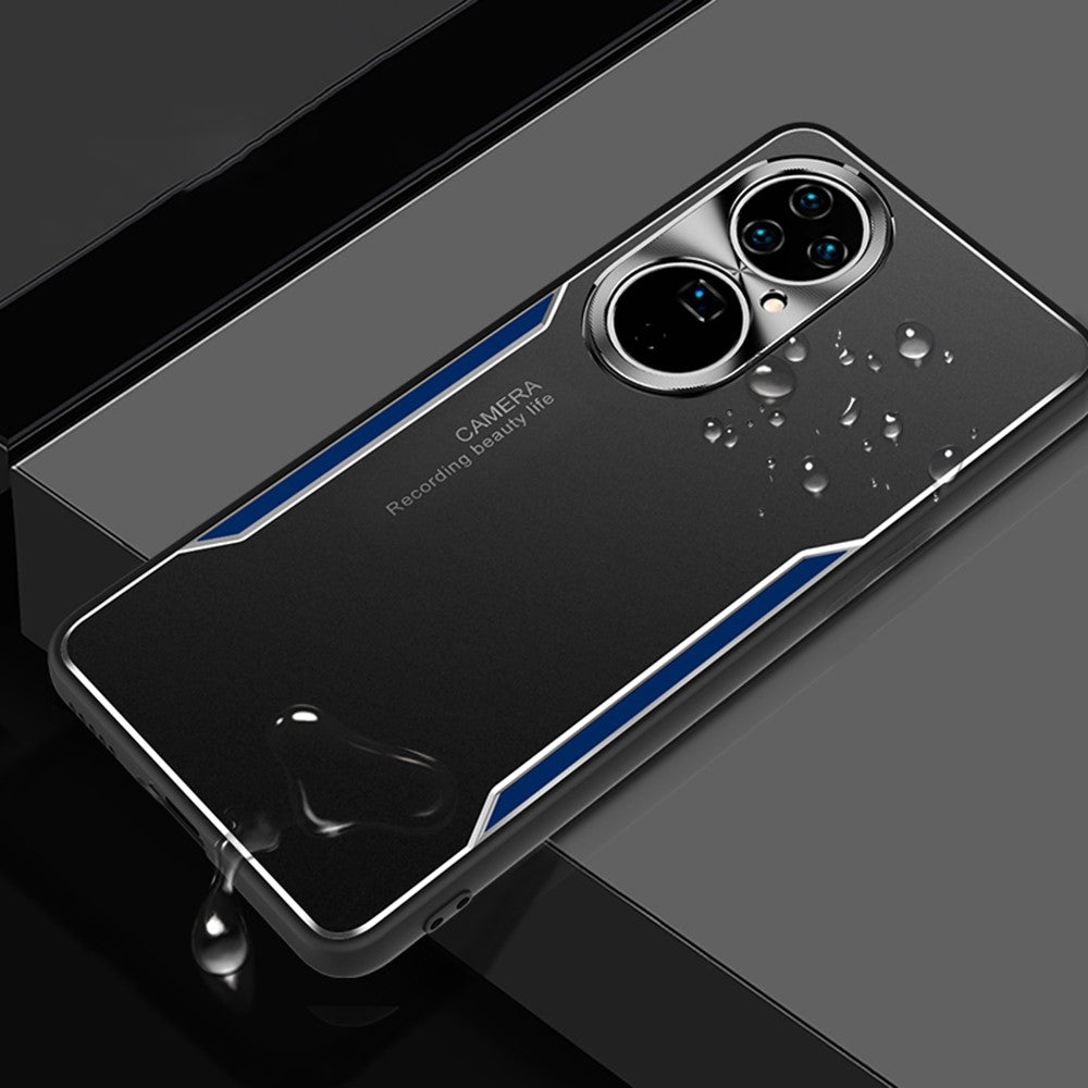 Shockproof Phone Case for Huawei P50 Pro 4G Aluminium Alloy+TPU Back Cover