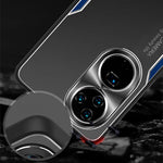 Shockproof Phone Case for Huawei P50 Pro 4G Aluminium Alloy+TPU Back Cover