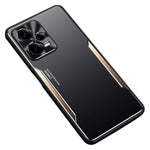 For Xiaomi Redmi Note 12 Pro+ 5G Drop-proof Case Aluminium Alloy+TPU Phone Cover