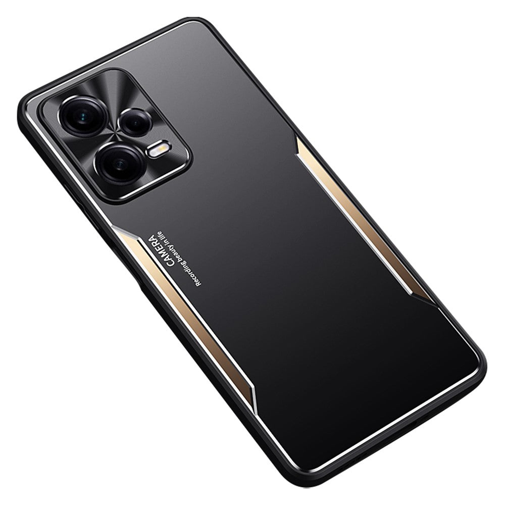 For Xiaomi Redmi Note 12 Pro+ 5G Drop-proof Case Aluminium Alloy+TPU Phone Cover
