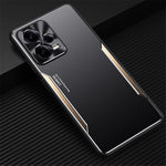 For Xiaomi Redmi Note 12 Pro+ 5G Drop-proof Case Aluminium Alloy+TPU Phone Cover