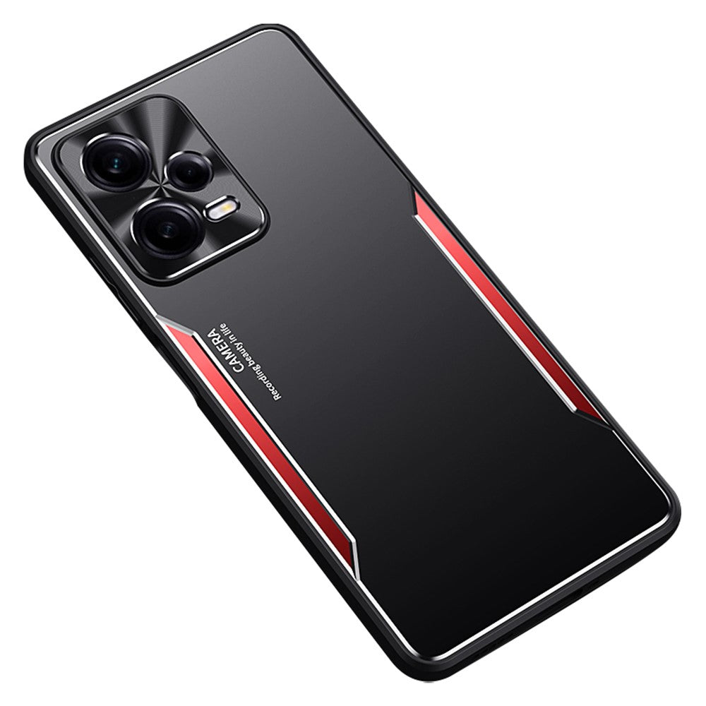For Xiaomi Redmi Note 12 Pro+ 5G Drop-proof Case Aluminium Alloy+TPU Phone Cover