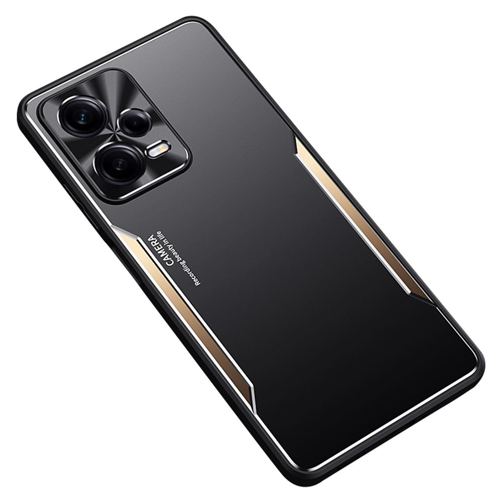 Xiaomi Redmi Note 12 Pro 5G Aluminiumlegering + TPU Bakstycke Fallskyddande Mobilskal
