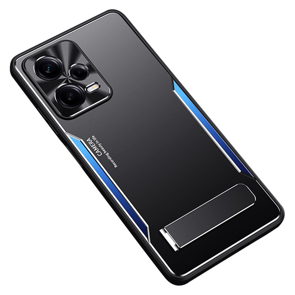 Xiaomi Redmi Note 12 Pro 5G Stativ Fallsäkert Skal TPU+Aluminiumlegering mobilskal