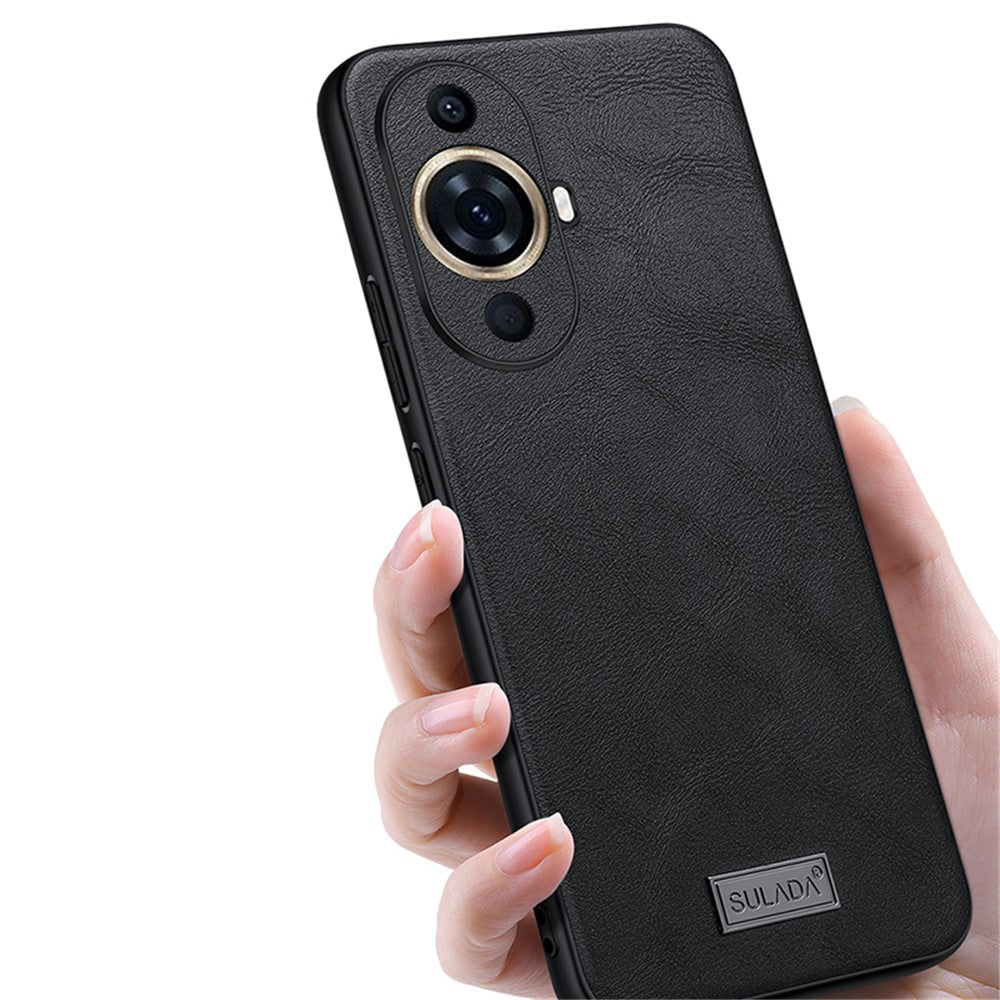 SULADA For Huawei nova 11 Pro / nova 11 Ultra PU Leather Coated TPU+PC Anti-fall Phone Case Scratch-resistant Cover