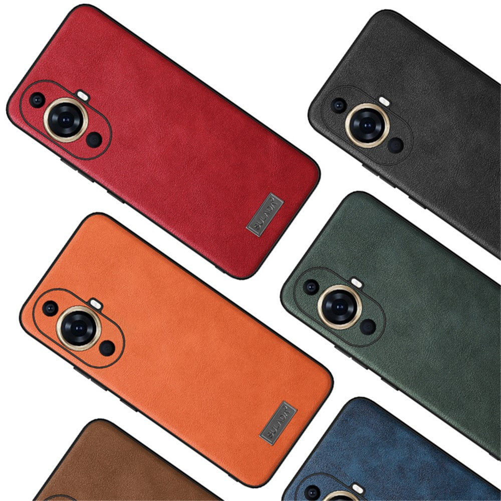 SULADA For Huawei nova 11 Pro / nova 11 Ultra PU Leather Coated TPU+PC Anti-fall Phone Case Scratch-resistant Cover