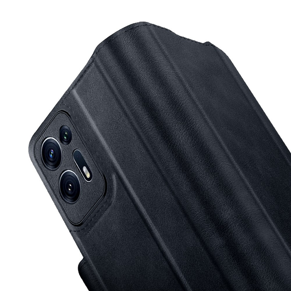 SULADA For Oppo Find N2 5G PU Leather+Hard PC Phone Case Stand Shockproof Cover