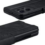 SULADA For Oppo Find N2 5G PU Leather+Hard PC Phone Case Stand Shockproof Cover