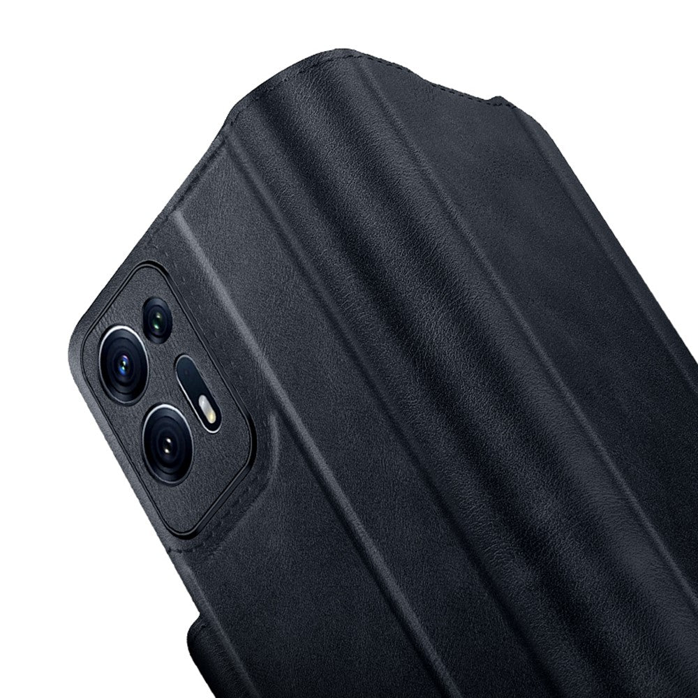 SULADA For Oppo Find N Protective Case PU Leather+PC Cover Anti-Drop Stand Phone Case