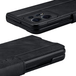 SULADA For Oppo Find N Protective Case PU Leather+PC Cover Anti-Drop Stand Phone Case