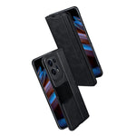 SULADA For Oppo Find N Protective Case PU Leather+PC Cover Anti-Drop Stand Phone Case