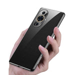 SULADA Elektropläterande mobilskal för Huawei Nova 11 / Nova 12s 4G / Nova 12 Lite 4G Rak Kant Genomskinligt Reptåligt TPU-Skal