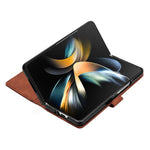 For Samsung Galaxy Z Fold5 5G Leather Case with Shoulder Strap Wallet Stand Phone Cover