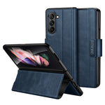 SULADA For Samsung Galaxy Z Fold5 5G PU Leather Protective Cover Anti-drop Stand Phone Case