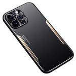 For iPhone 12 Pro Max 6.7 inch Aluminium Alloy + TPU Phone Case Anti-Scratch Cellphone Shell