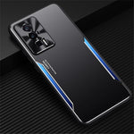 For Xiaomi Redmi K60 5G / K60 Pro 5G / Poco F5 Pro 5G Aluminium Alloy+TPU Phone Case Anti-fall Shell