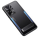 Xiaomi Poco F5 Pro 5G / Redmi K60 5G / K60 Pro 5G Stativ mobilskal TPU + Aluminiumlegeringsskal